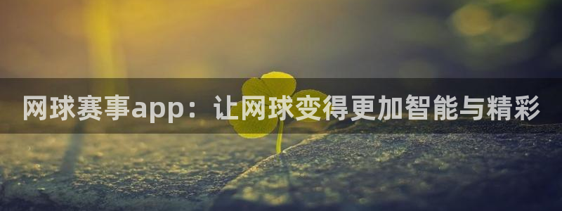 网球赛事app：让网球变得更加智能与精彩