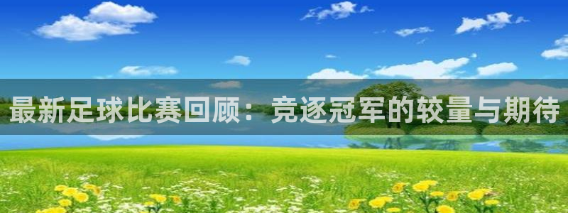 球速体育网页版登录：最新足球比赛回顾：竞逐冠军的较量与期待
