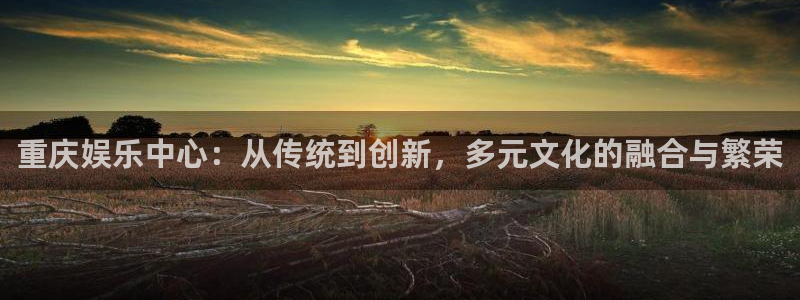 彩神4：重庆娱乐中心：从传统到创新，多元文化的融合与繁荣