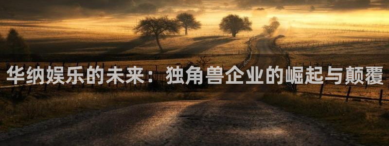 彩神f凯捷平台在线注册：华纳娱乐的未来：独角兽企业的崛起与颠覆